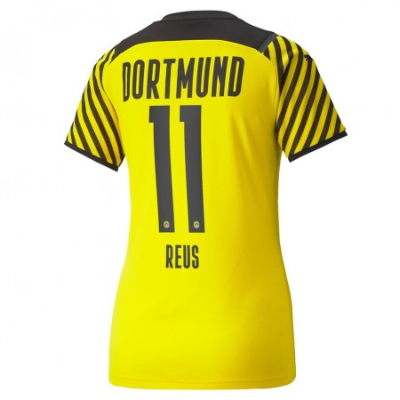 Billiga Fotbollströjor BVB Borussia Dortmund Marco Reus 11 Dam Hemma tröja 2021/22 Kortärmad